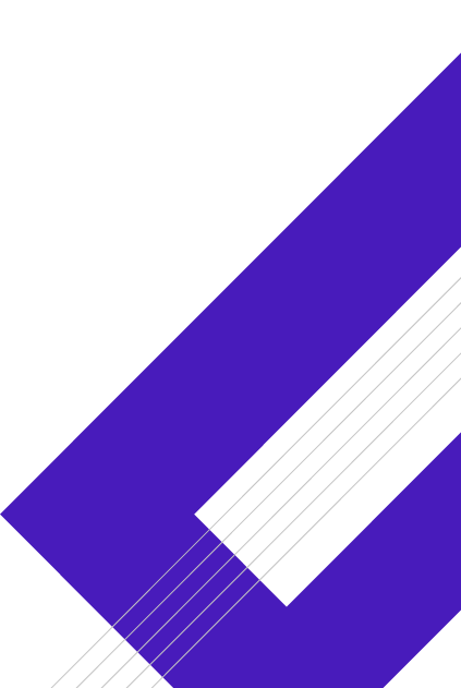 purple geometric logo